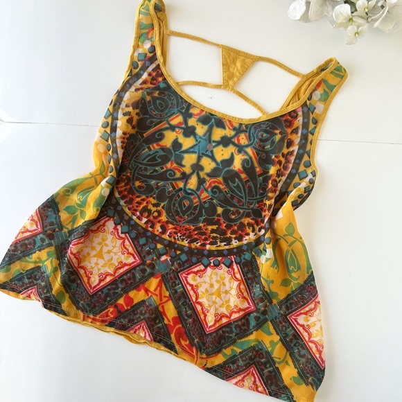 3/$20 Love on a Hanger Swing Tank Abstract Print - Picture 1 of 14
